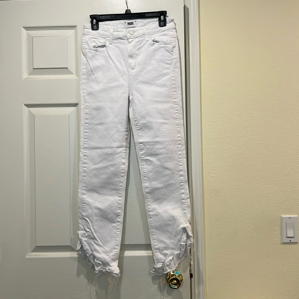 Paige Women skinny jean- size  27 - stretch- used